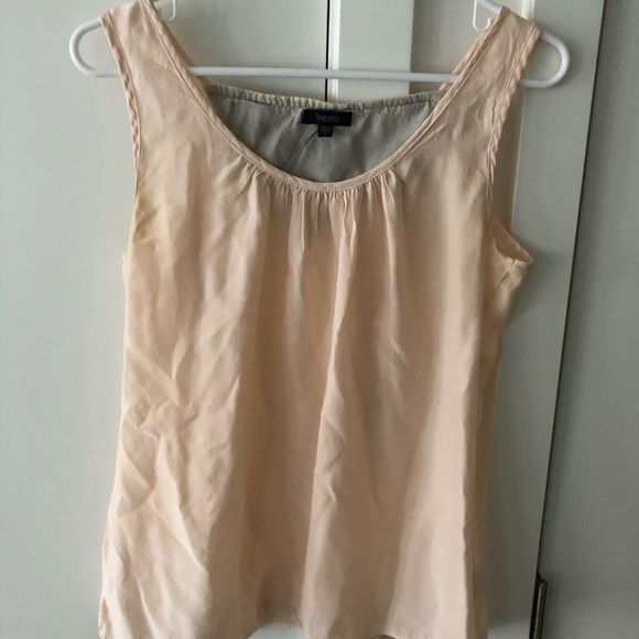 Teen flo peach silk tank top - Picture 2 of 2
